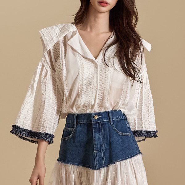B2994 Sailor Collar Blouse