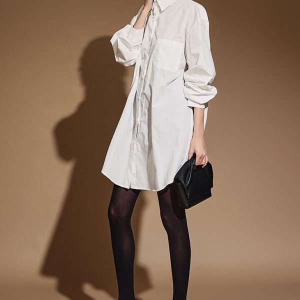 S671 Button Oversized Fit Shirt