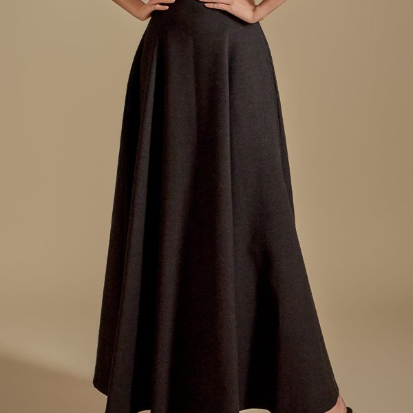 SK9244 Linen Flared Skirt