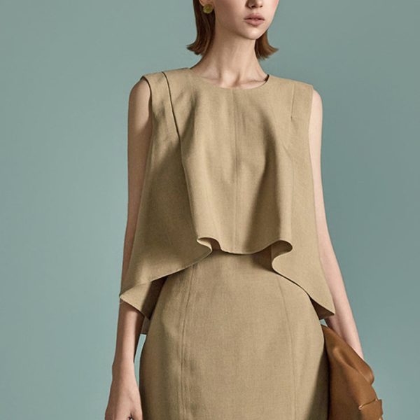 B2992 Asymmetrical Blouse