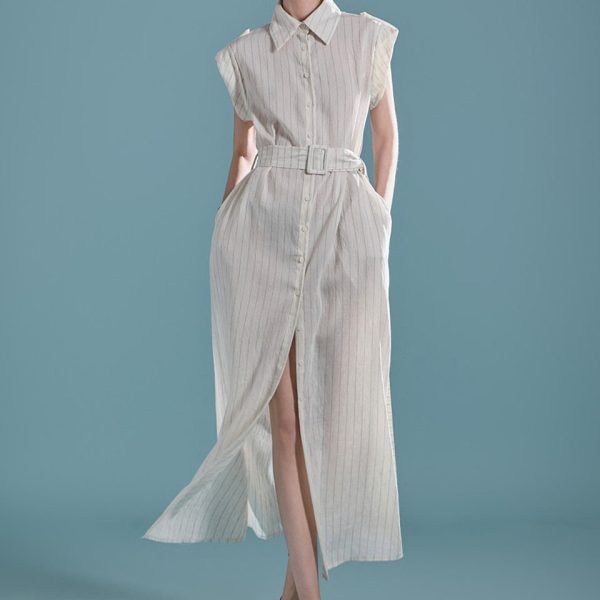 S639 Long Shirt with Belt