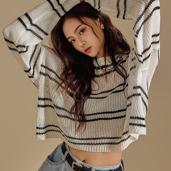 E3490 Striped Knit