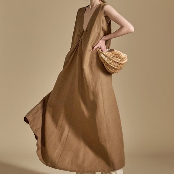 D5067 Linen Twist Dress