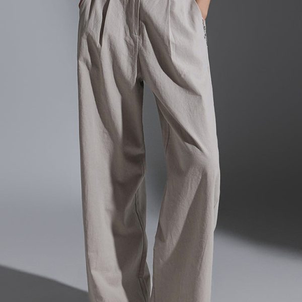 P3157 Pintuck Chino Pants