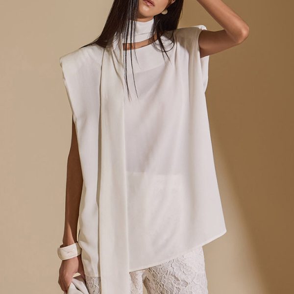 B2982 Blouse with Strap