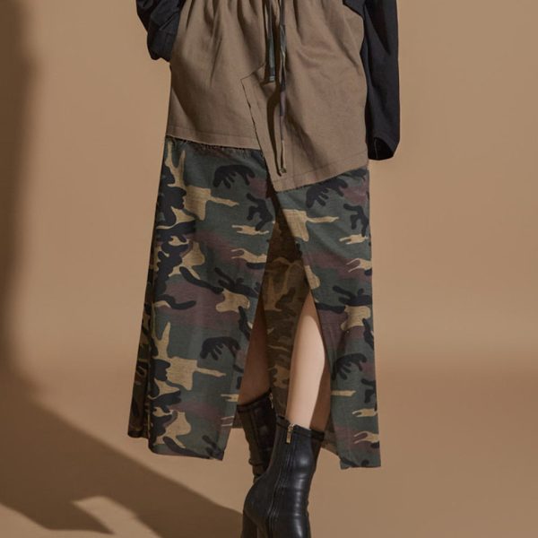 SK2800Camouflage Long Skirt